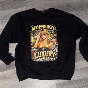 ✨ Energy is a Luxury Graphic Crewneck Sweatshirt,
womens size XL ✨